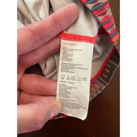 Prana Carmine Desert Aztec Print Ardor Athletic Dress Size L - Picture 14 of 14